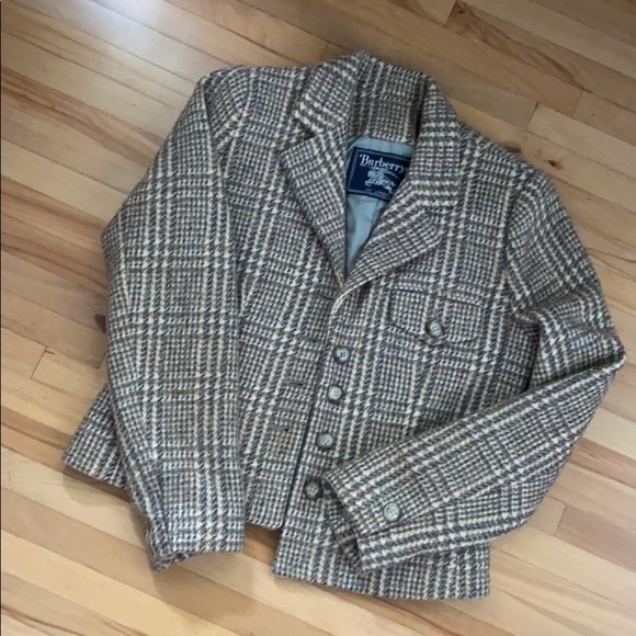 VINTAGE burberry wool coat - Picture 1 of 6